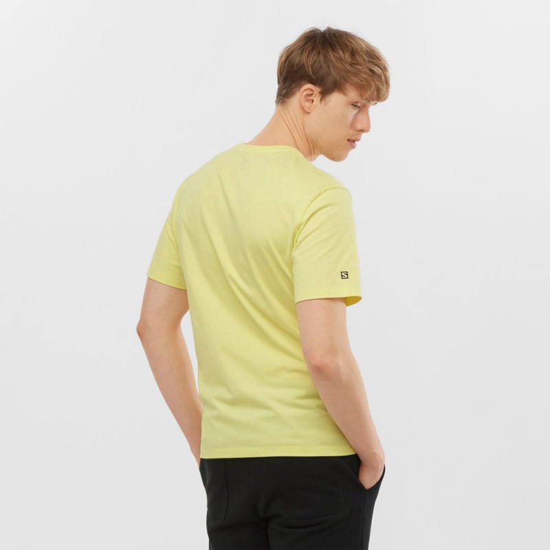 Salomon OUTLIFE GRAPHIC SALOMONOTONE SS M Corta Sleeve Amarillo | 4107JSYDW