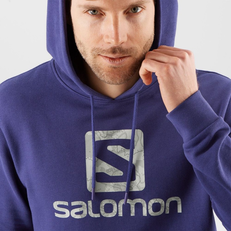 Salomon OUTLIFE LOGO SUMMER Sportswear Azul Marino | 2547VFAKO