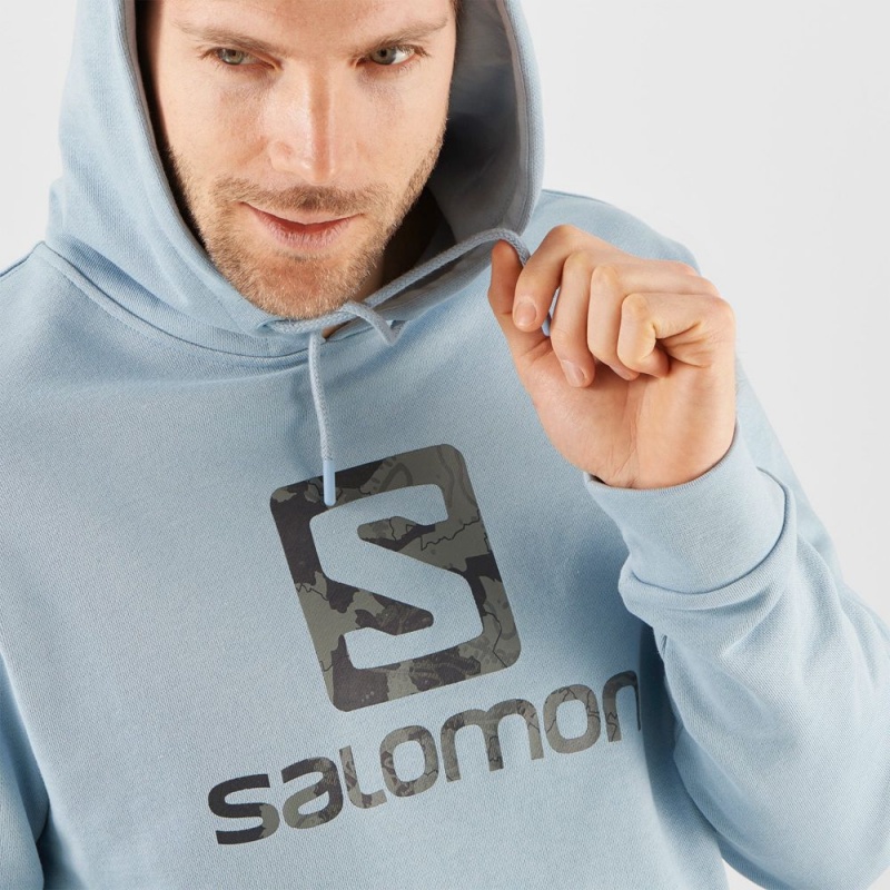 Salomon OUTLIFE LOGO SUMMER Sportswear Azules | 1673CDAKH