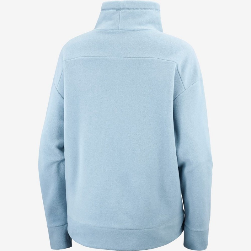 Salomon OUTLIFE MIDLAYER W Crewneck Azules | 7236WKHPD