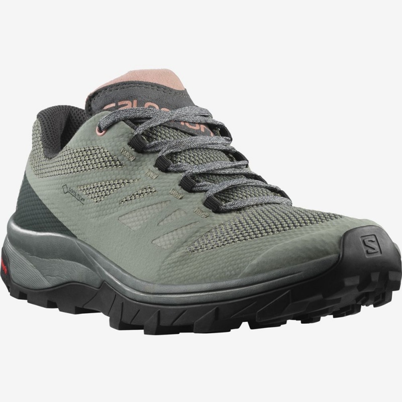 Salomon OUTLINE GORE-TEX Verde Oliva | 7630BHCXG