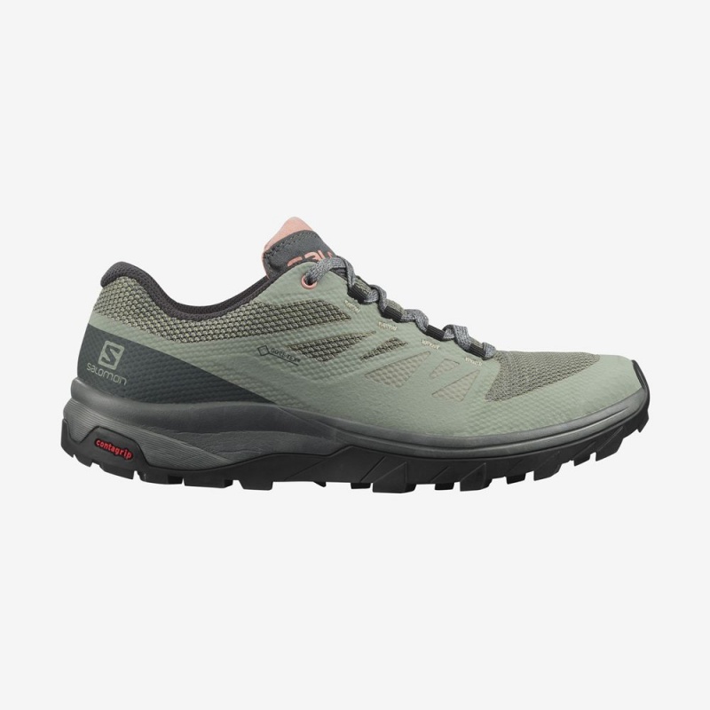 Salomon OUTLINE GORE-TEX Verde Oliva | 7630BHCXG