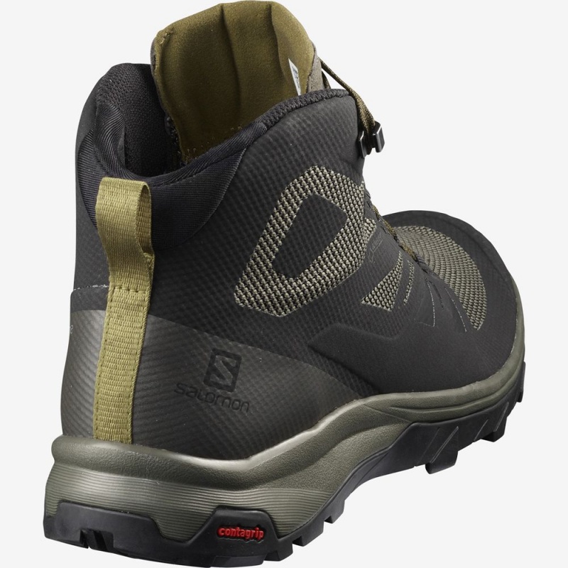 Salomon OUTLINE MID GORE-TE Negras | 2486XUYJQ