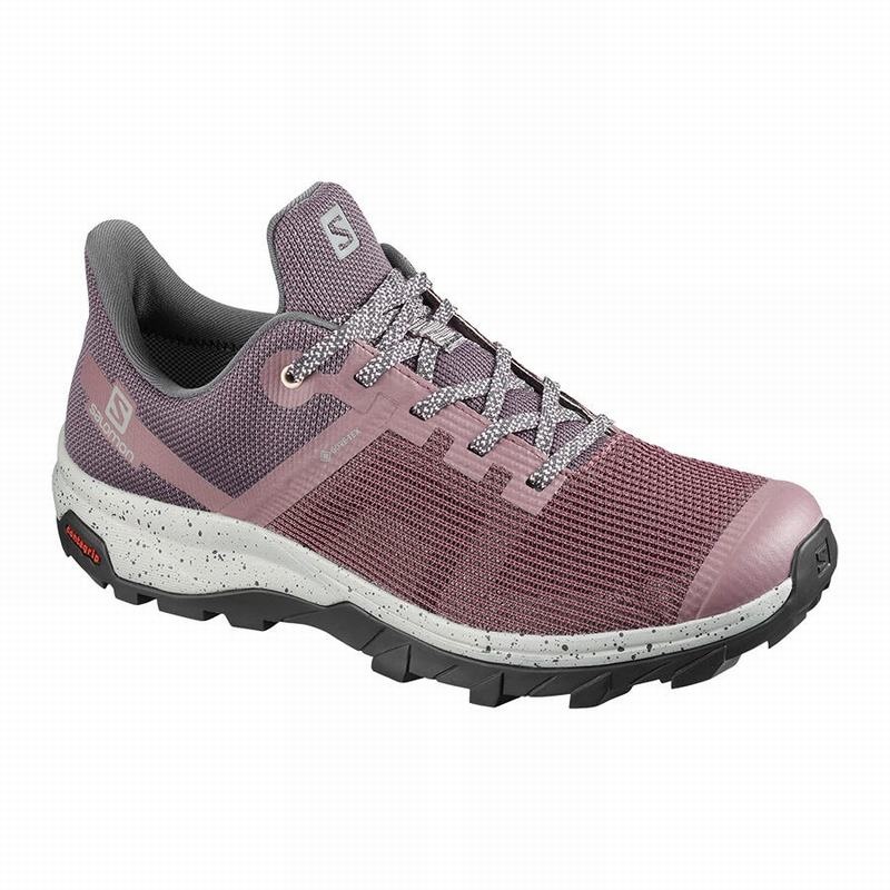 Salomon OUTLINE PRISM GORE-TEX Burdeos | 9648TUGIX