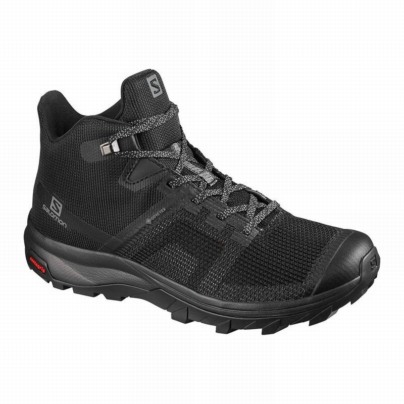 Salomon OUTLINE PRISM MID GORE-TEX Negras | 3817GYPLZ