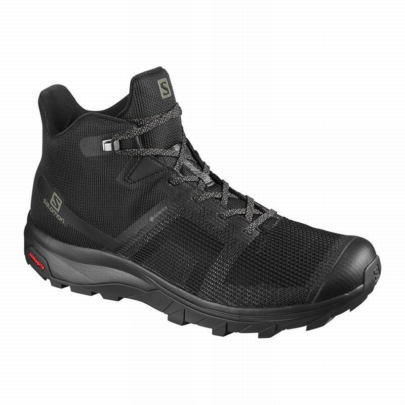 Salomon OUTLINE PRISM MID GORE-TEX Negras | 3271IXTSK