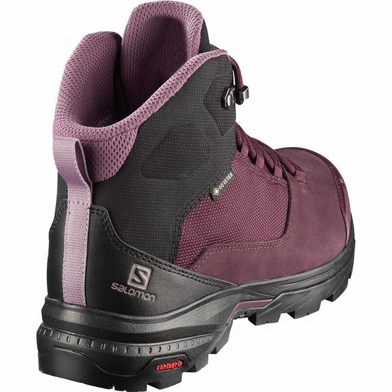 Salomon OUTWARD GORE-TEX Burdeos Negras | 6832PAFKU