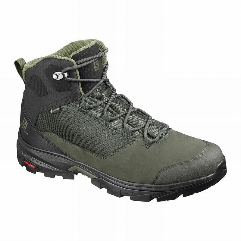 Salomon OUTWARD GORE-TEX Verde Oliva Negras | 3085DRBYQ