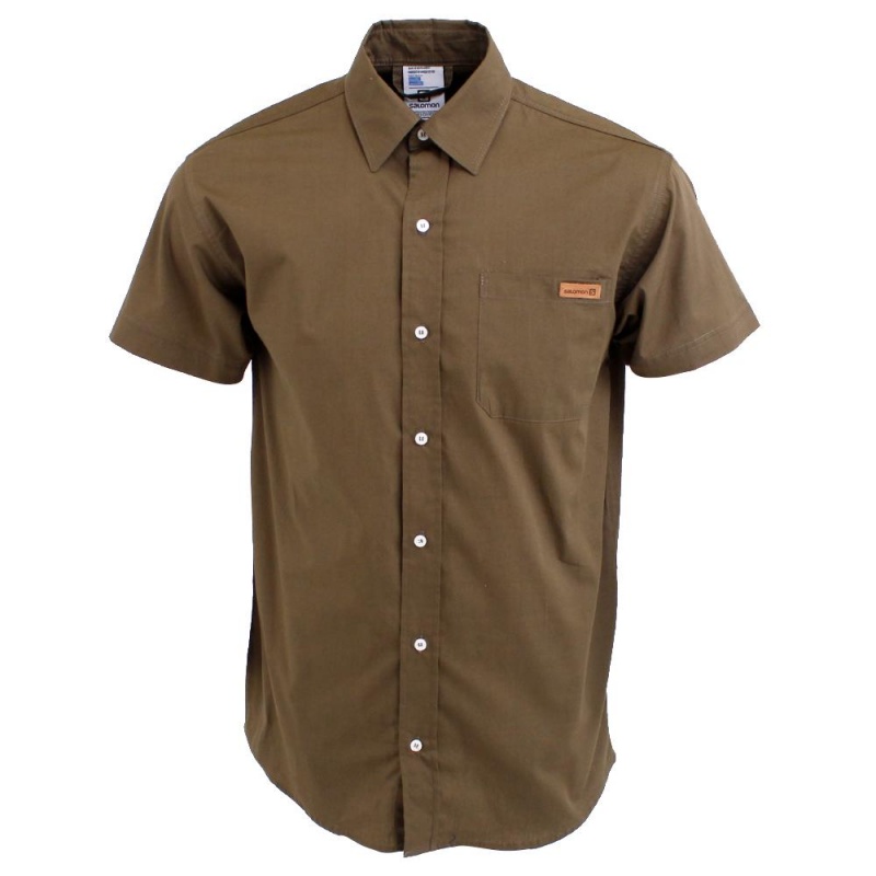 Salomon OXFORD SS SHIRT M Verde Oliva | 9135CKQXH