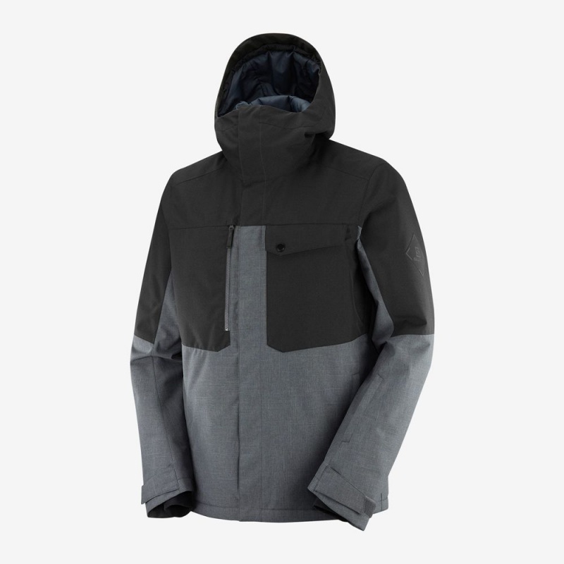 Salomon POWDERSTASH M Ski Gris Negras | 2841WKJCY