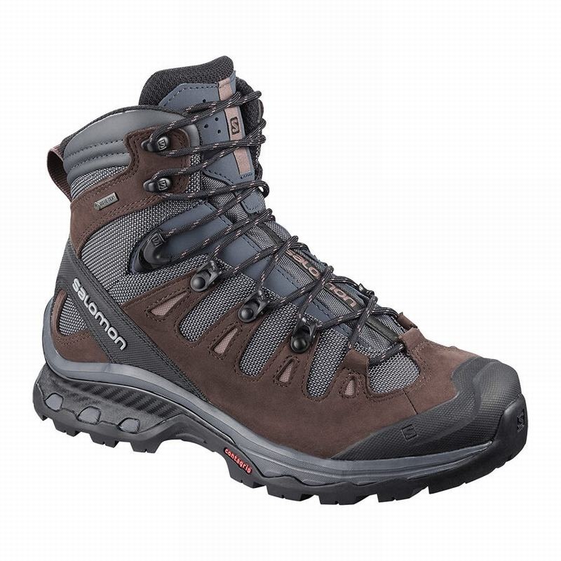 Salomon QUEST 4D 3 GTX W Azules Oscuro Chocolate Moradas | 9867DSFQV