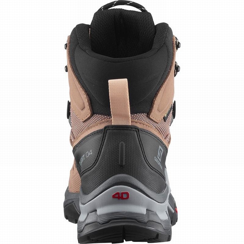 Salomon QUEST 4 GORE-TEX Marrones Negras | 6750MVYRI