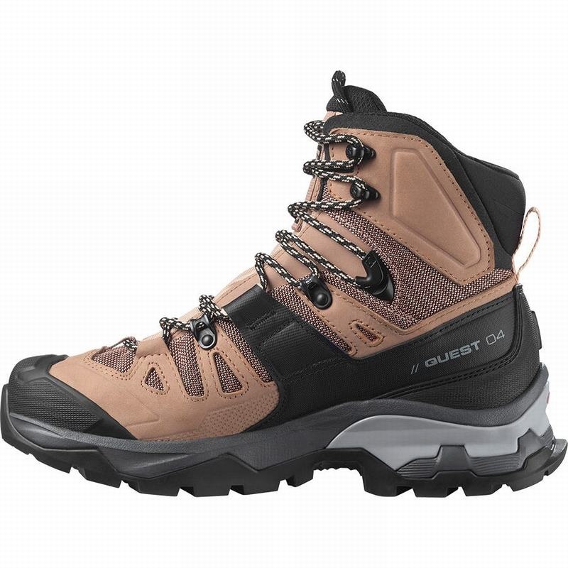 Salomon QUEST 4 GORE-TEX Marrones Negras | 6750MVYRI