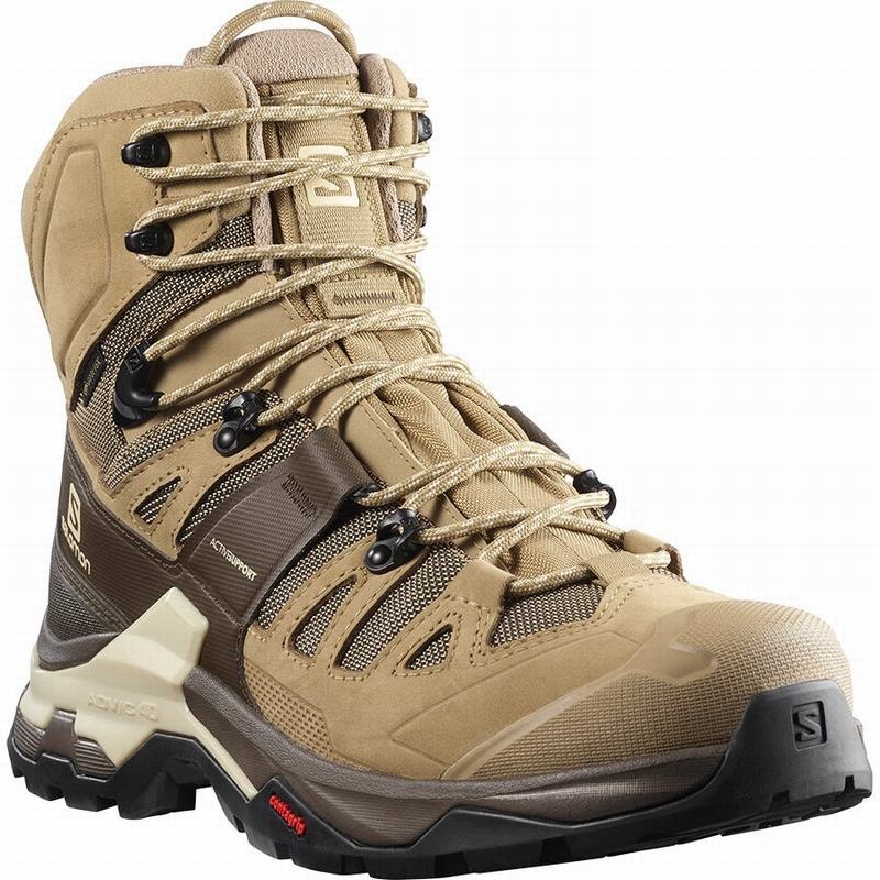 Salomon QUEST 4 GORE-TEX Marrones | 7049HIEWV