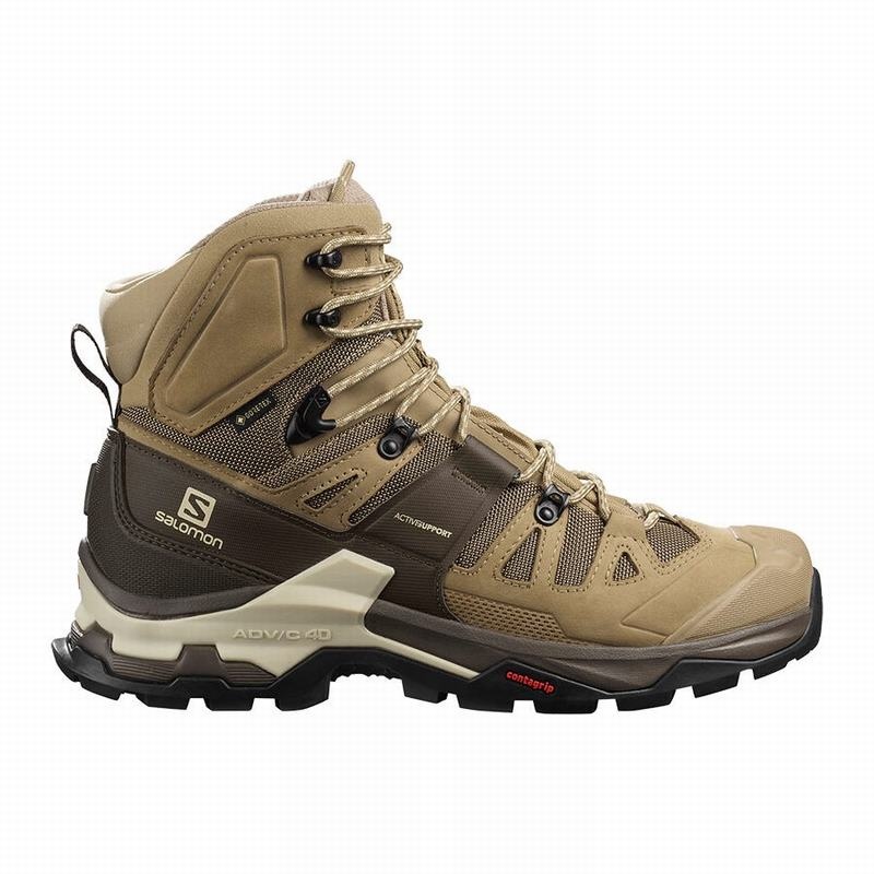 Salomon QUEST 4 GORE-TEX Marrones | 7049HIEWV