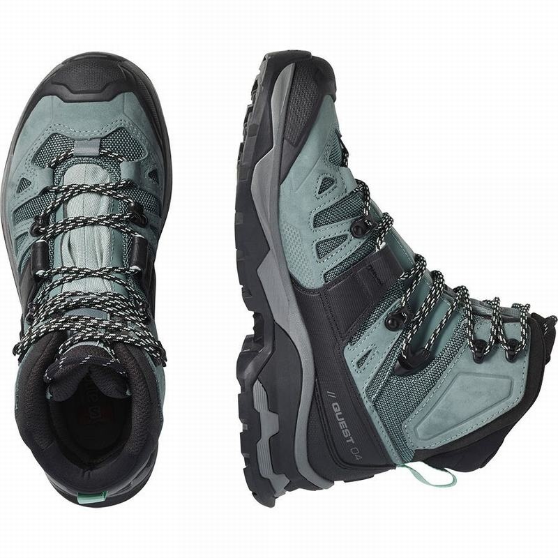 Salomon QUEST 4 GORE-TEX Verde Azules | 9480GEHZQ