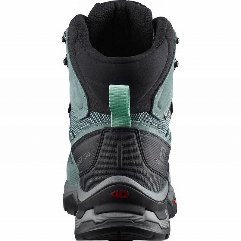 Salomon QUEST 4 GORE-TEX Verde Azules | 9480GEHZQ