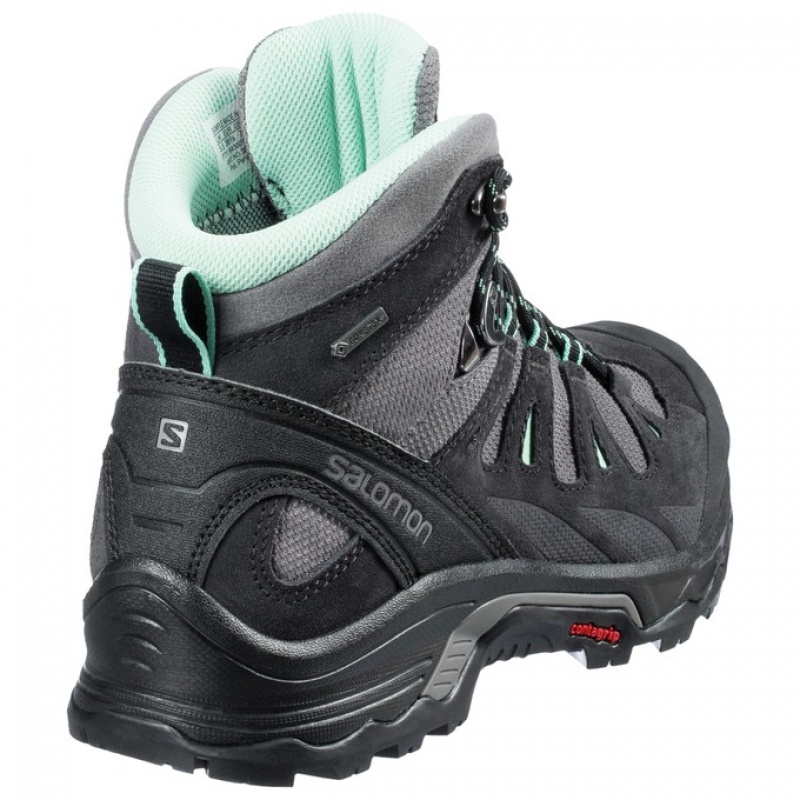 Salomon QUEST PRIME GTX W Negras Plateadas | 0674URPLZ