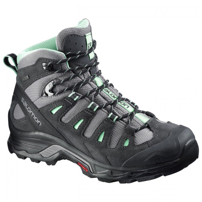 Salomon QUEST PRIME GTX W Negras Plateadas | 0674URPLZ