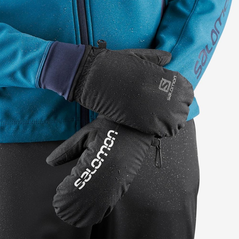 Salomon RS WARM MITTEN U Negras | 5042XEMZY