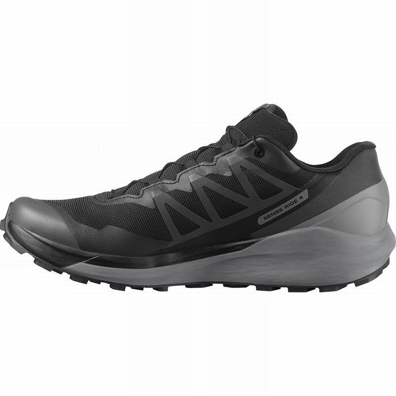 Salomon SENSE RIDE 4 GORE-TEX INVISIBLE FIT Negras | 9017JGDQK