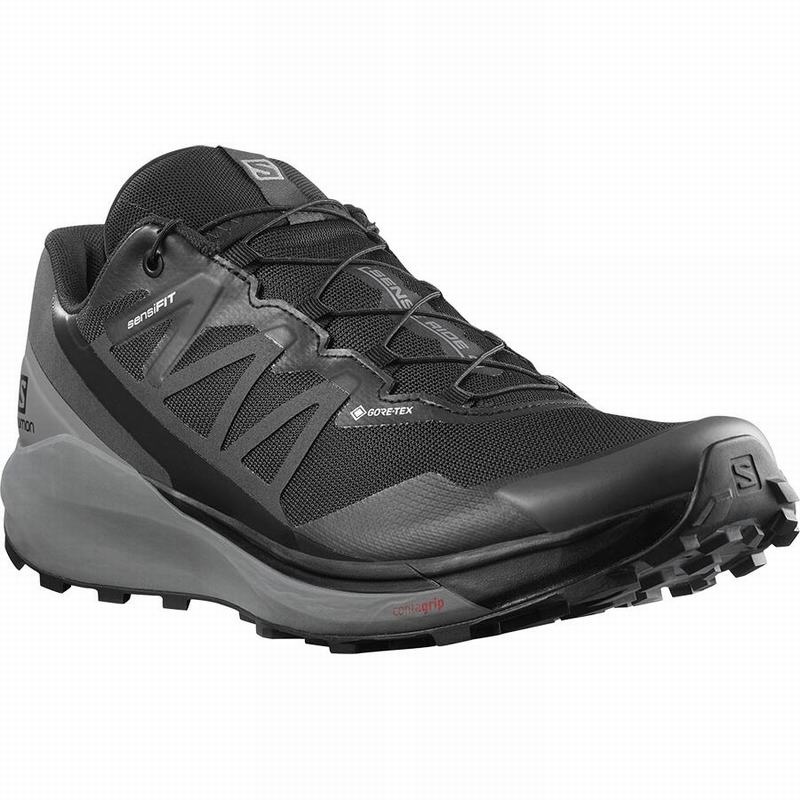 Salomon SENSE RIDE 4 GORE-TEX INVISIBLE FIT Negras | 9017JGDQK