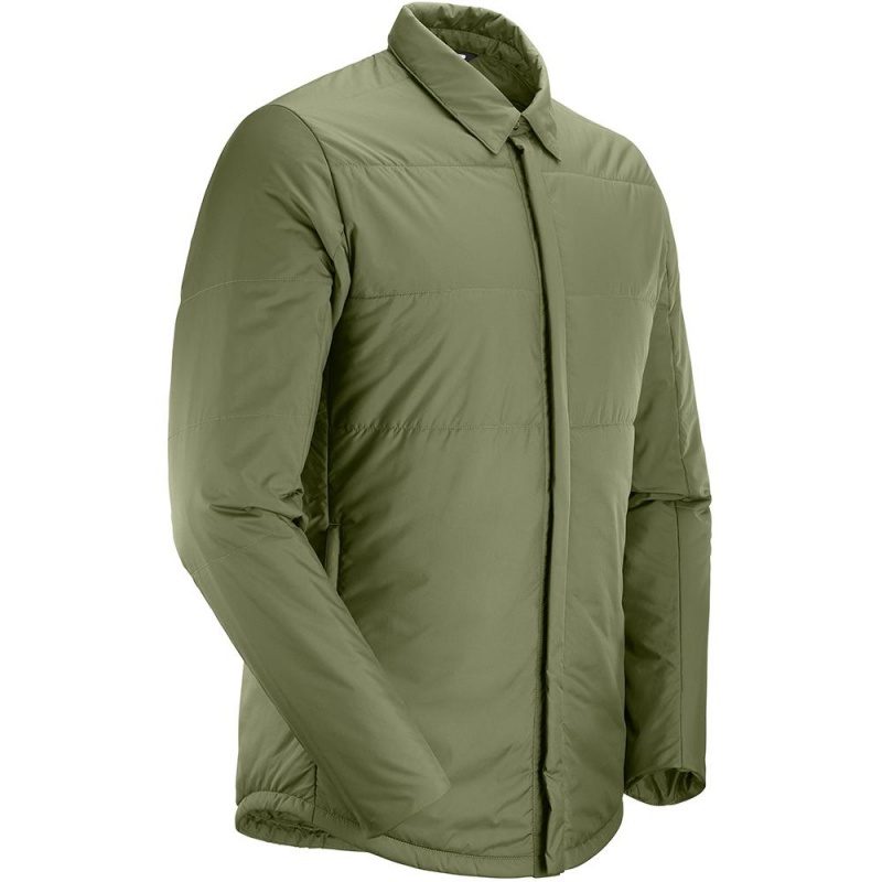 Salomon SNOWSHELTER INSULATED SHIRT M Verde Oliva | 1364IRPAQ