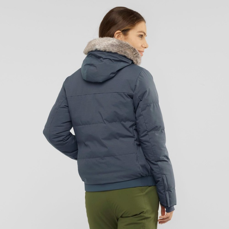 Salomon SNUGGLY WARM W Ski Gris | 4298PQCHA