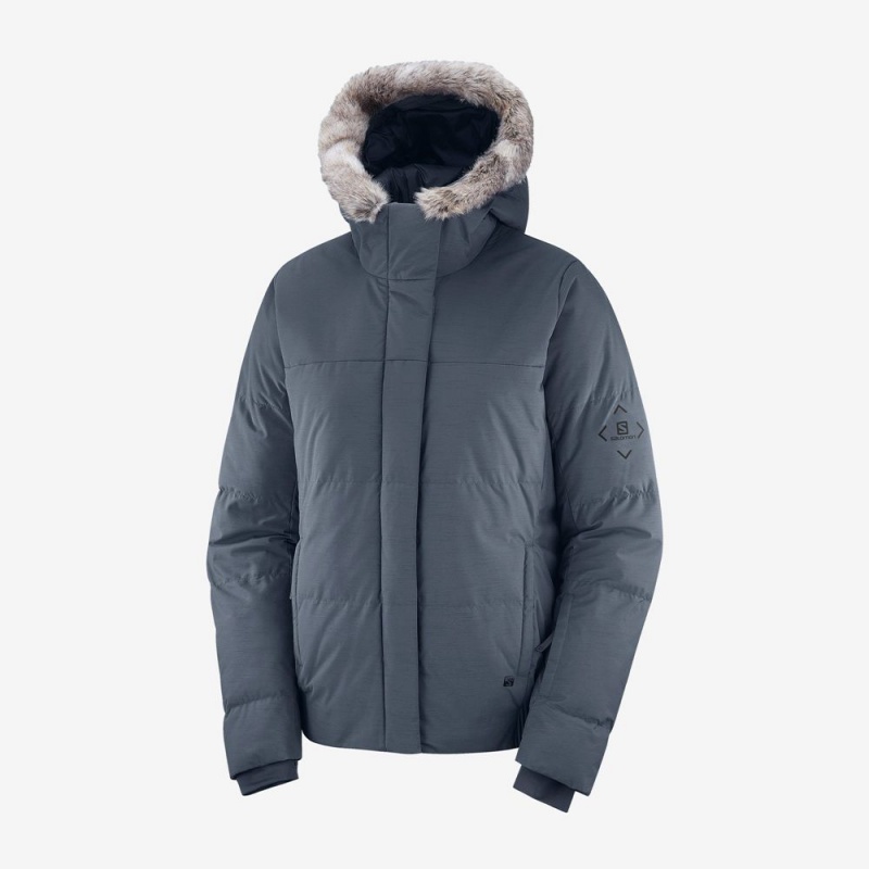 Salomon SNUGGLY WARM W Ski Gris | 4298PQCHA