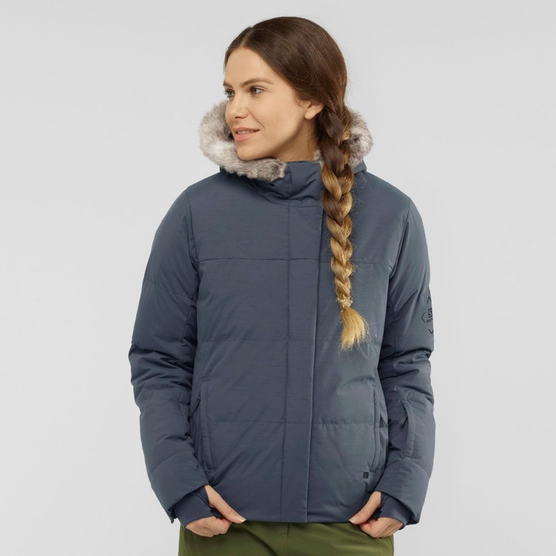 Salomon SNUGGLY WARM W Ski Gris | 4298PQCHA