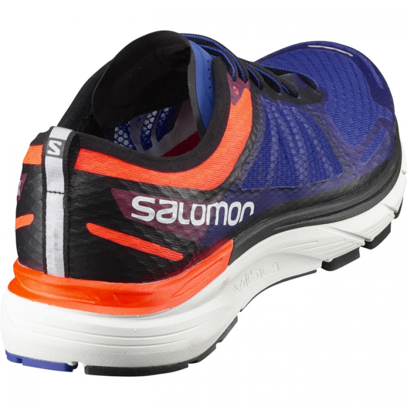 Salomon SONIC RA MAX Azul Marino Negras Blancas | 9658KTEOH