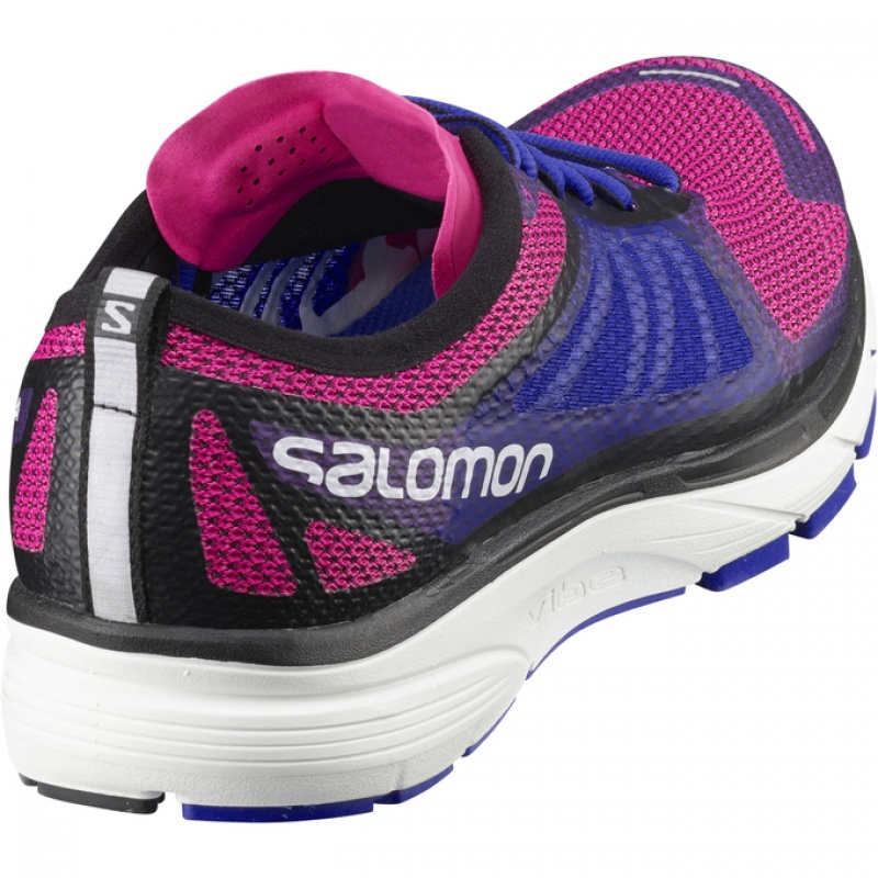 Salomon SONIC RA W Azules Claro Amarillo | 0438UWJQI