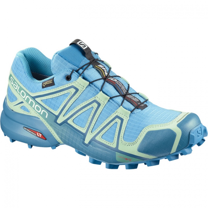 Salomon SPEEDCROSS 4 GTX W Azules Claro | 0748OAPEU