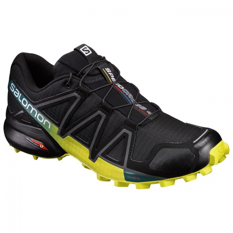 Salomon SPEEDCROSS 4 Negras Amarillo | 7241XJBCO