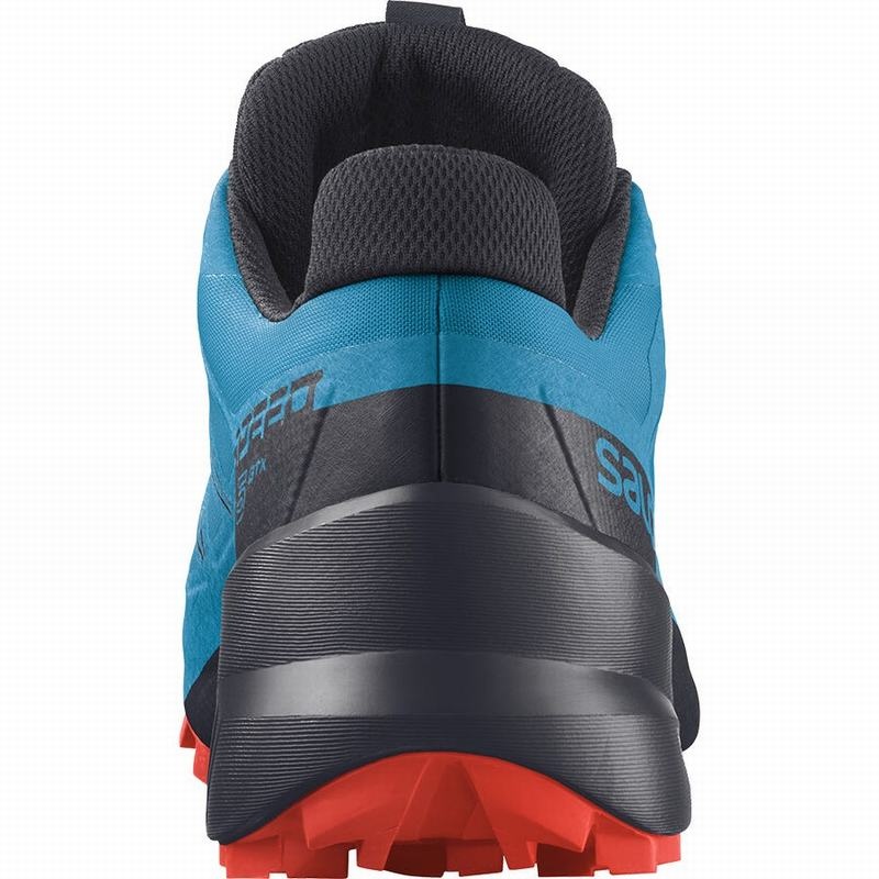 Salomon SPEEDCROSS 5 GORE-TEX Azules Negras | 2396NVQXC