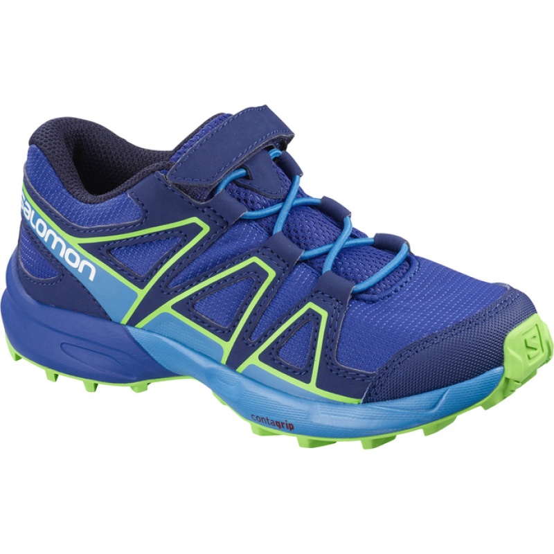 Salomon SPEEDCROSS BUNGEE K Azules Oscuro | 5643OXJMA