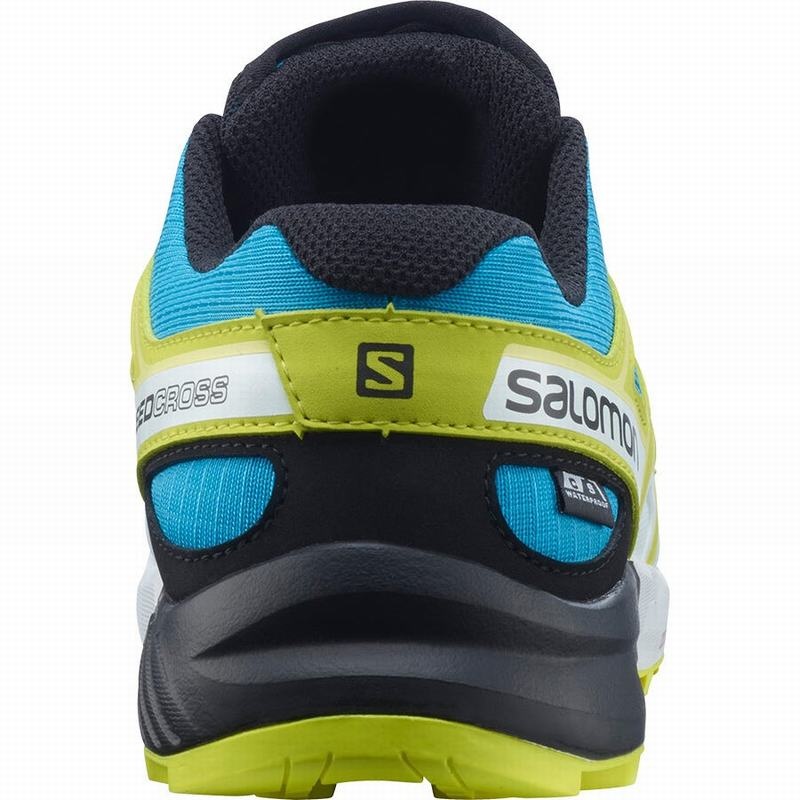 Salomon SPEEDCROSS CLIMASALOMON WATERPROOF Azules Verde | 8524AQCEZ