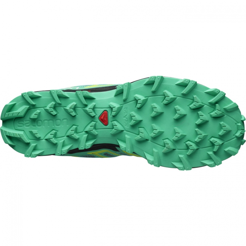 Salomon SPEEDTRAK W Plateadas Verde | 1054UADQC