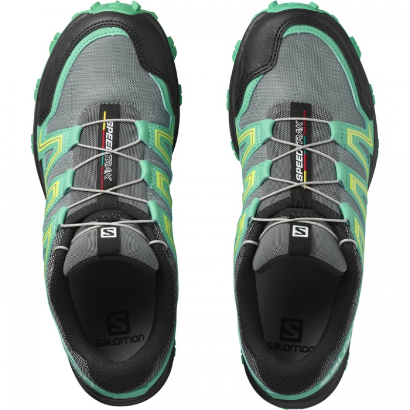 Salomon SPEEDTRAK W Plateadas Verde | 1054UADQC