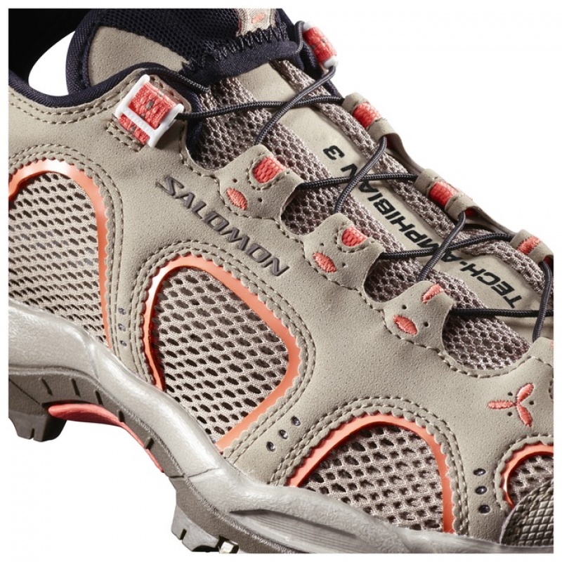 Salomon TECHAMPHIBIAN 3 W Marrones Claro | 8257IXKSY