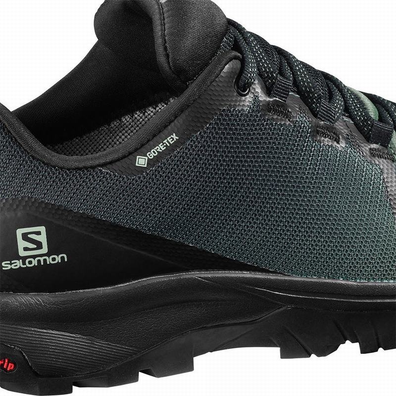 Salomon VAYA GORE-TEX Negras Verde | 4231YASUX