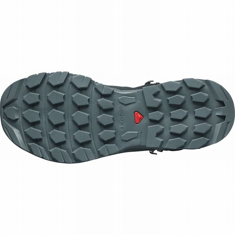 Salomon VAYA MID GORE-TEX Azules Oscuro Negras | 8064MKZQD