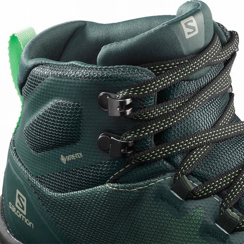 Salomon VAYA MID GORE-TEX Verde Gris | 0942XLACK