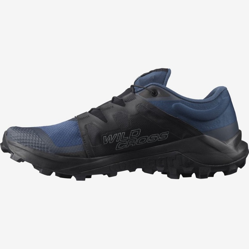 Salomon WILDCROSS Verde Menta Negras Azul Marino | 8140DABHW