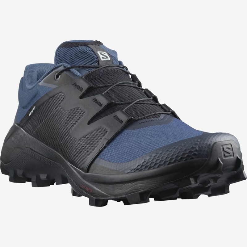 Salomon WILDCROSS Verde Menta Negras Azul Marino | 8140DABHW