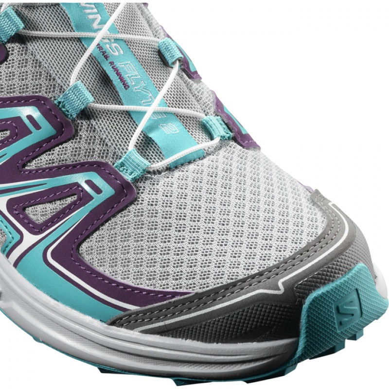 Salomon WINGS FLYTE 2 W Plateadas Turquesa | 3795GFQSL