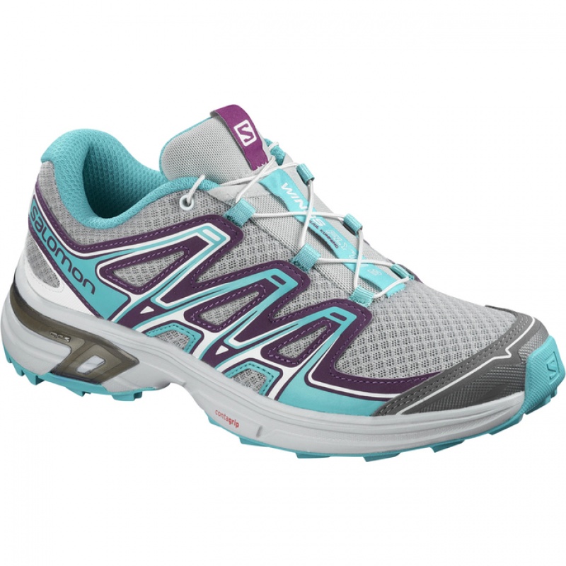 Salomon WINGS FLYTE 2 W Plateadas Turquesa | 3795GFQSL