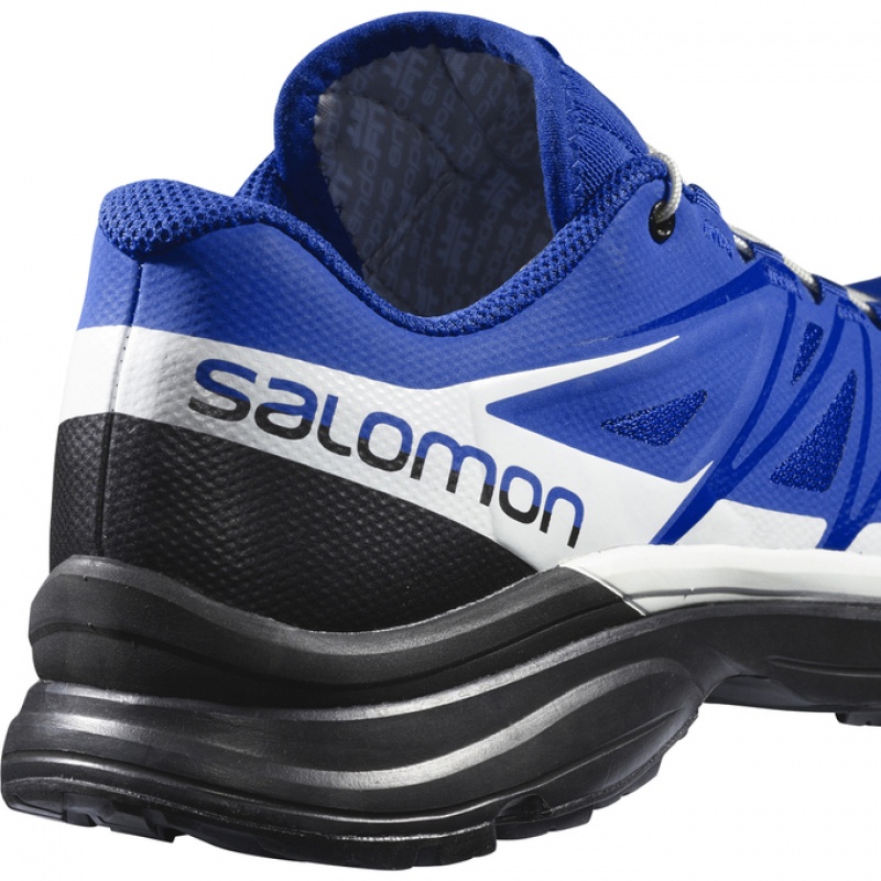 Salomon WINGS PRO 3 Azules Blancas Negras | 1428NQVRX