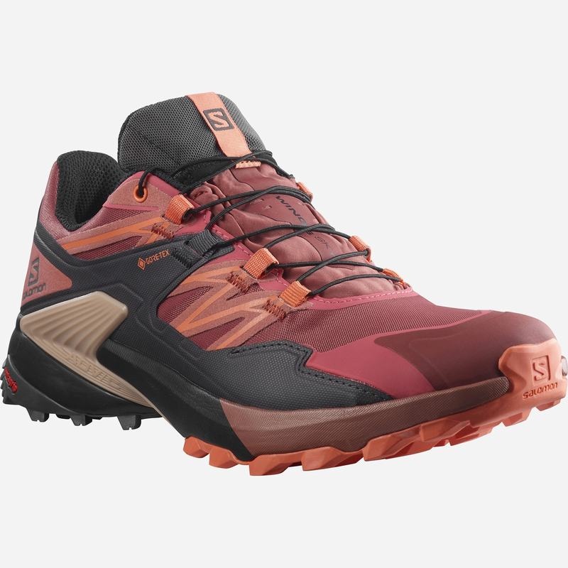 Salomon WINGS SKY GORE-TEX Rojas Negras | 2039YPJZU