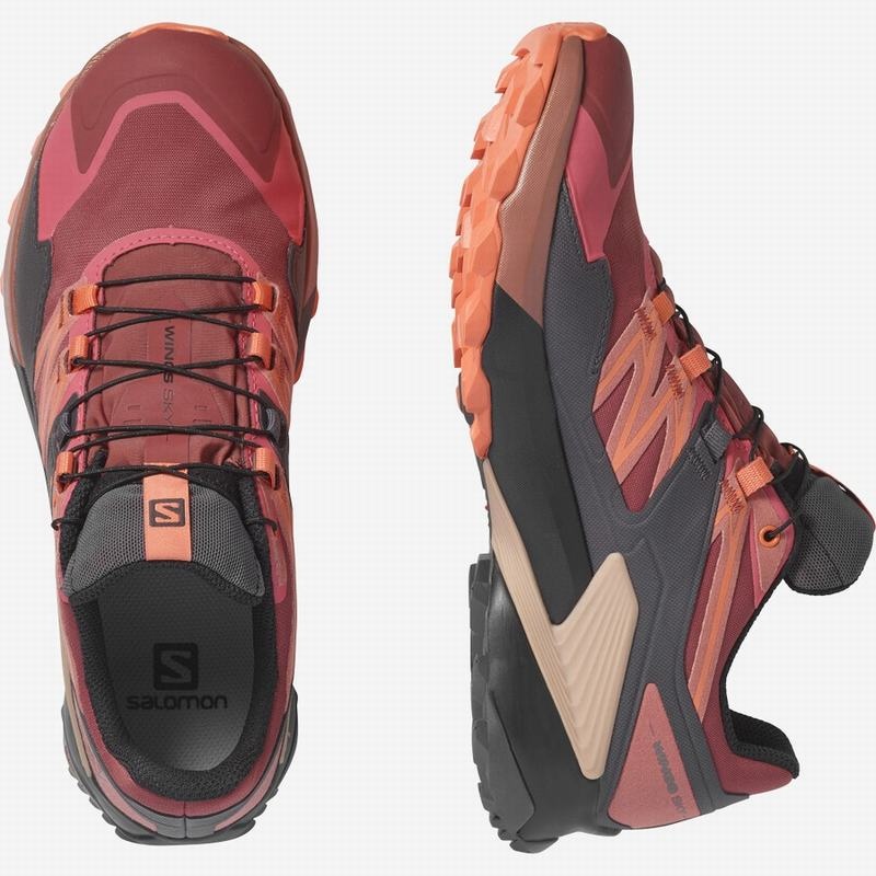 Salomon WINGS SKY GORE-TEX Rojas Negras | 2039YPJZU